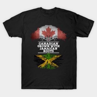 Canadian Grown With Jamaican Roots - Gift for Jamaican With Roots From Jamaica T-Shirt